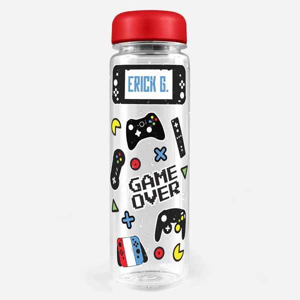 Gamer Water Bottle Labels