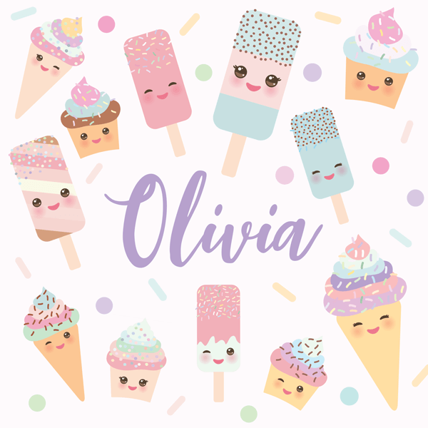 Sweet Treats Water Bottle Labels