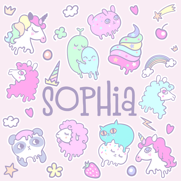 Tween Vibes Water Bottle Labels