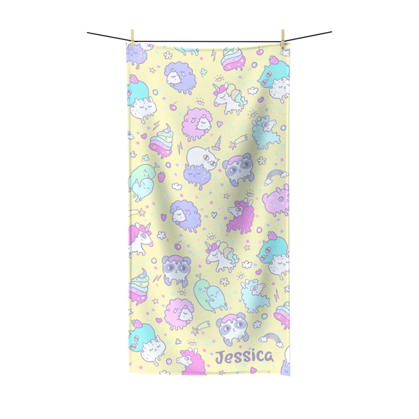 Cutie Blobs Beach Towel