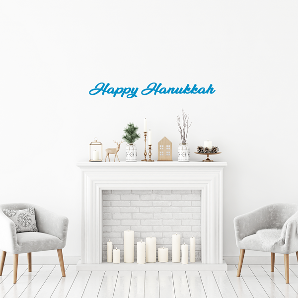 Happy Hanukkah Decal