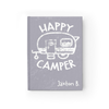 Happy Camper Journal in Gray Front Cover