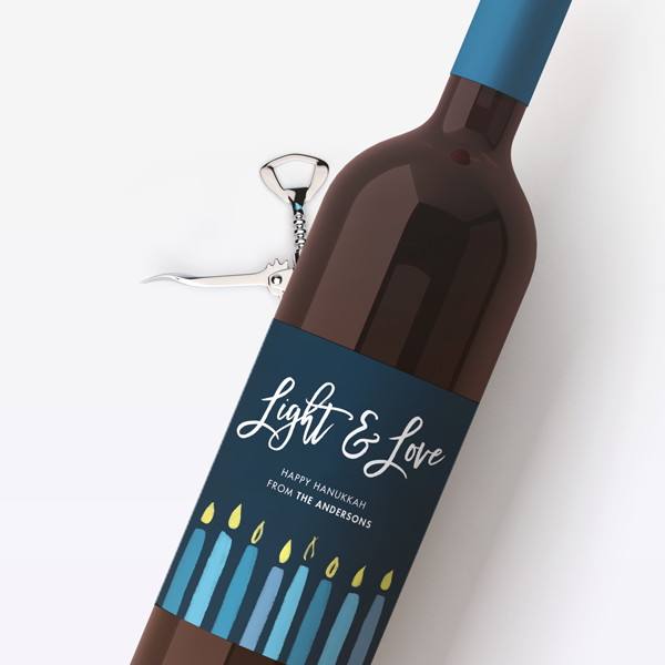 Light & Love Wine Labels