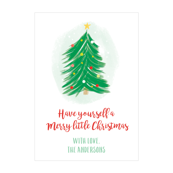 Christmas Wishes Wine Labels