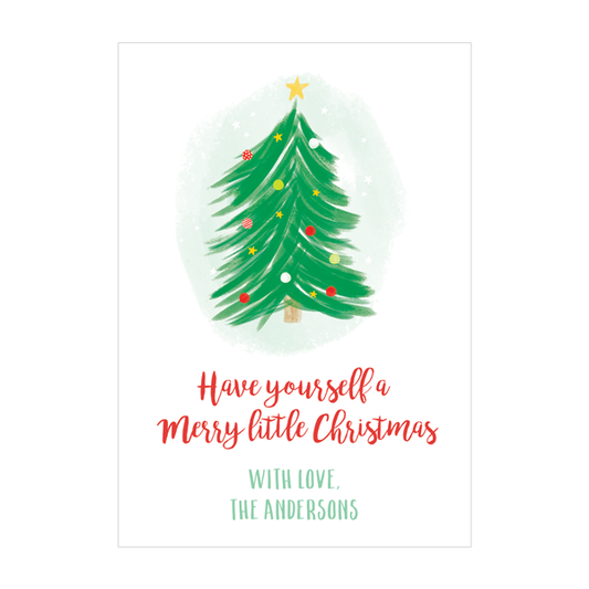Christmas Wishes Wine Labels
