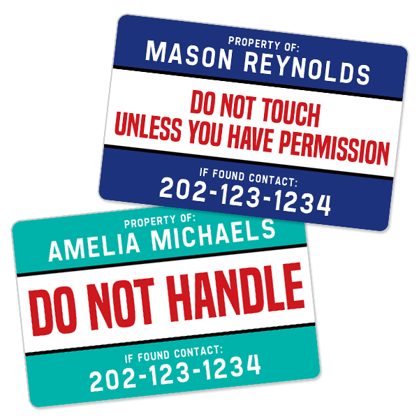 Independence Aid Tags example image.