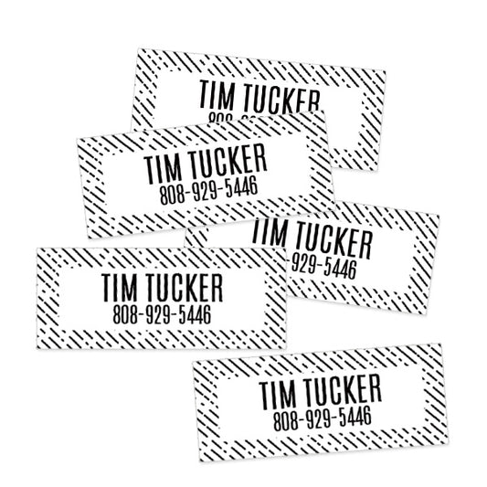 Lines Rectangle Contact Labels