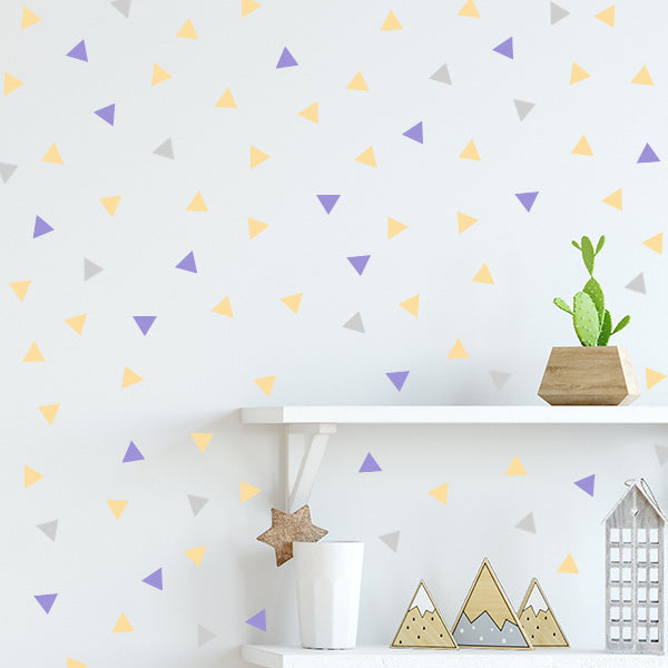 Solid Triangle Wall Decals