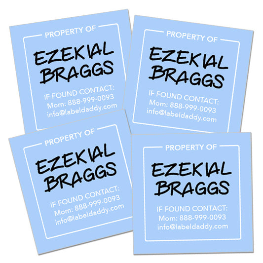 Basic Square Contact Labels