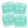 Watercolor Square Contact Labels