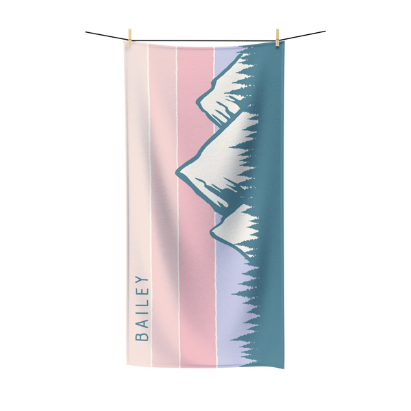 Pastel Horizon Beach Towel
