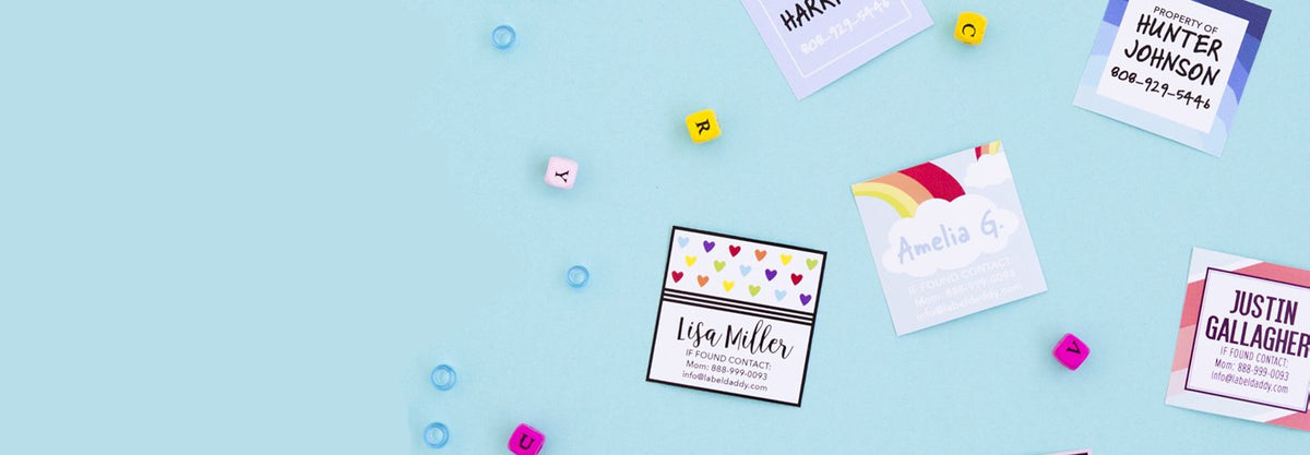 Contact Labels & Stickers | Personalized Name & Phone Labels – LabelDaddy