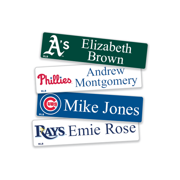 MLB Small All Purpose Labels