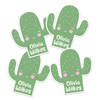 Cutie Cactus Die Cut Name Labels