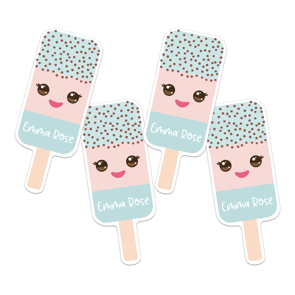 Ice Pop Die-Cut Labels – LabelDaddy for Free Printable Ice Cream Labels