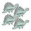 Stegosaurus Die Cut Name Labels