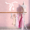 Ballet Slippers Name Decal