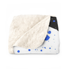 Baller Fleece Blanket Blue Option Folded View