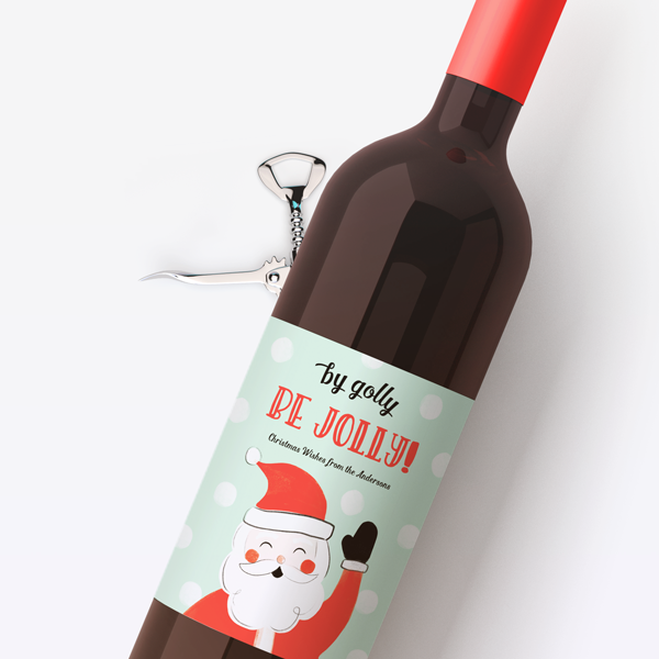 Be Jolly Wine Labels