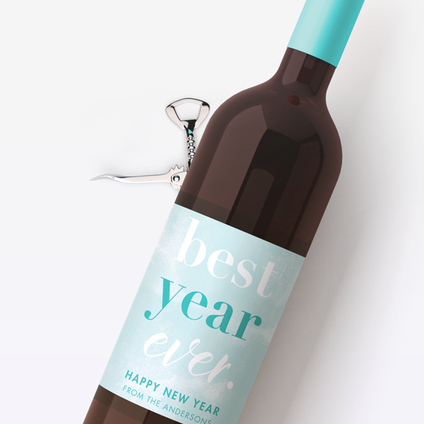 Best Year Ever Wine Labels