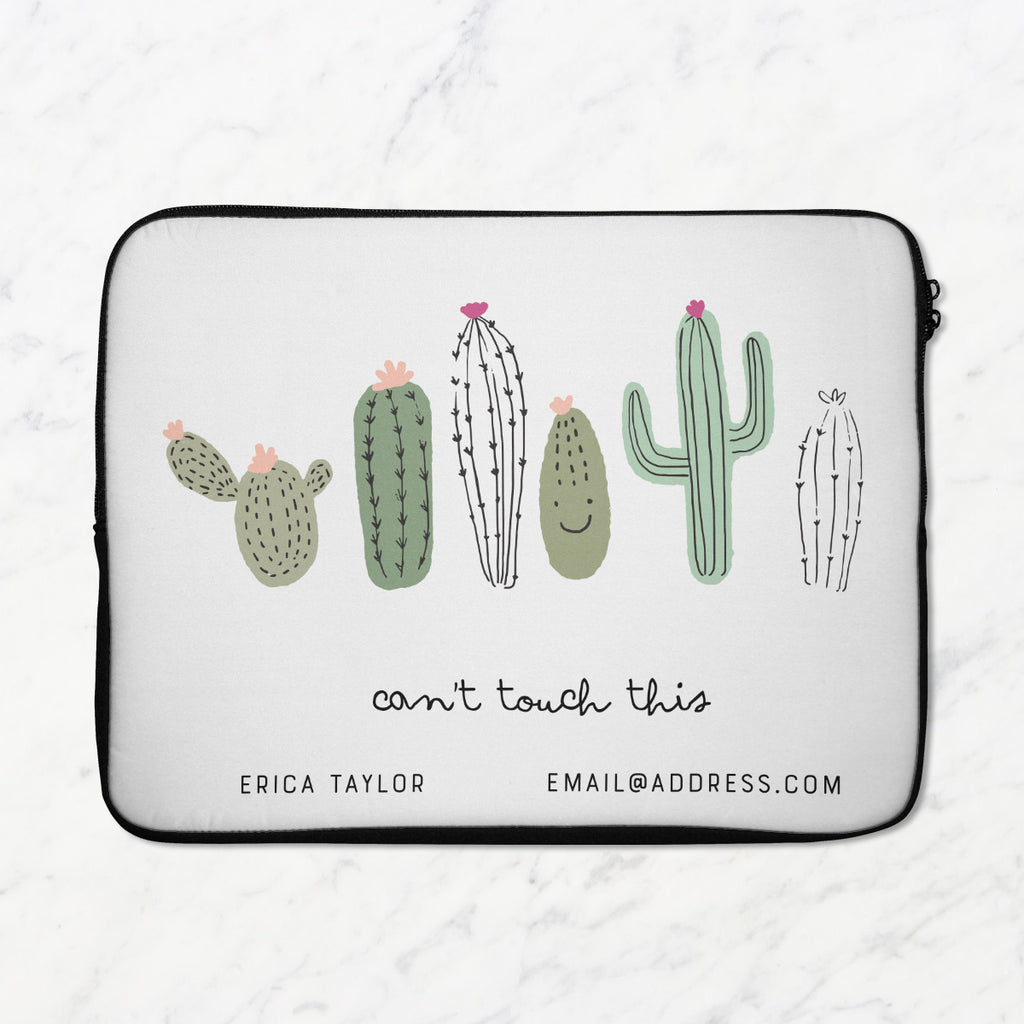 Cutie Cactus Laptop Sleeve – LabelDaddy