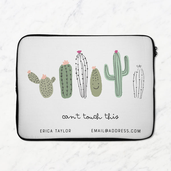 Cutie Cactus Laptop Sleeve