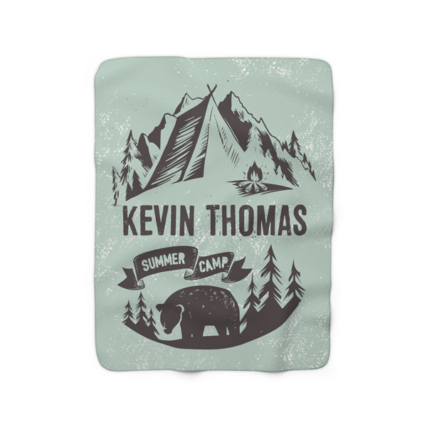 Camp Adventure Fleece Blanket