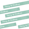 Christmas Snowflake Wrap Around Address Labels