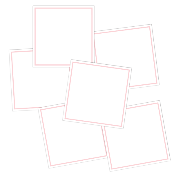 White Write-On Framed Pantry Labels
