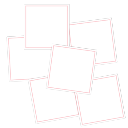 White Write-On Framed Pantry Labels
