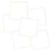 White Write-On Framed Pantry Labels