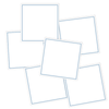White Write-On Framed Pantry Labels