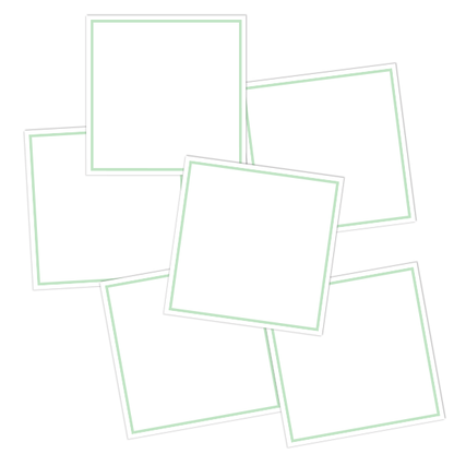 White Write-On Framed Pantry Labels