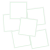 White Write-On Framed Pantry Labels