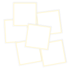 White Write-On Framed Pantry Labels