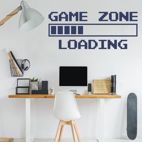 Gamer Wall Sticker - Gaming Zone - Gamer with Controller Wall