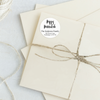 Black & White Hanukkah Return Address Labels