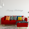 Happy Holidays Wall Decal