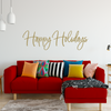 Happy Holidays Wall Decal