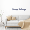 Happy Holidays Wall Decal