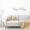 Happy Holidays Wall Decal