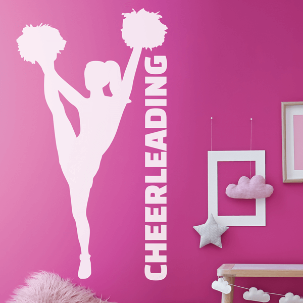 Heel Stretch Cheer Decal