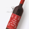 Vintage Holiday Sweater Wine Labels