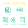 Round Write-On Pantry Labels