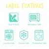 X-Small Kiddie Clothing Labels