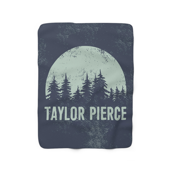 Forest Night Fleece Blanket