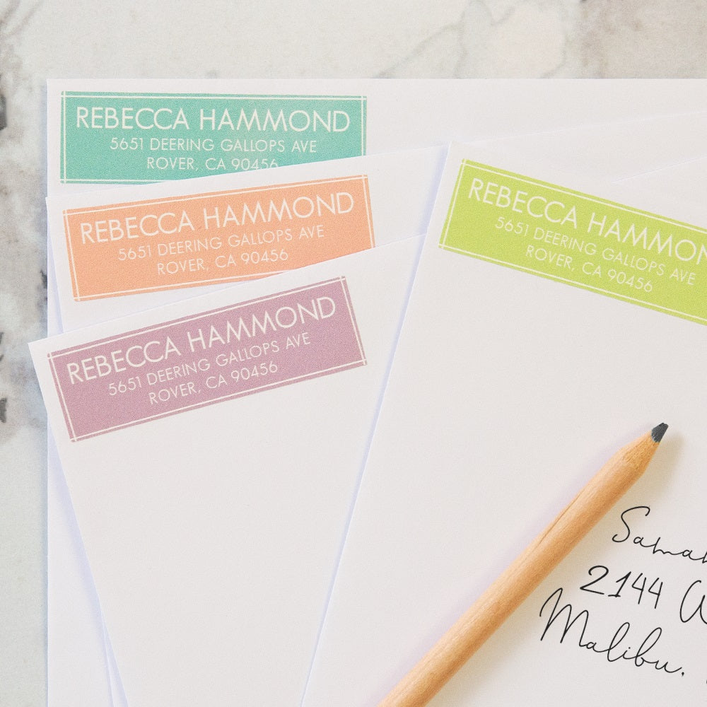 Spring Address Label Template Soft Spring Return Address Labels – LabelDaddy