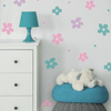 Retro Daisies Wall Decals