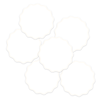 White Write-On Round Pantry Labels