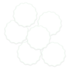 White Write-On Round Pantry Labels